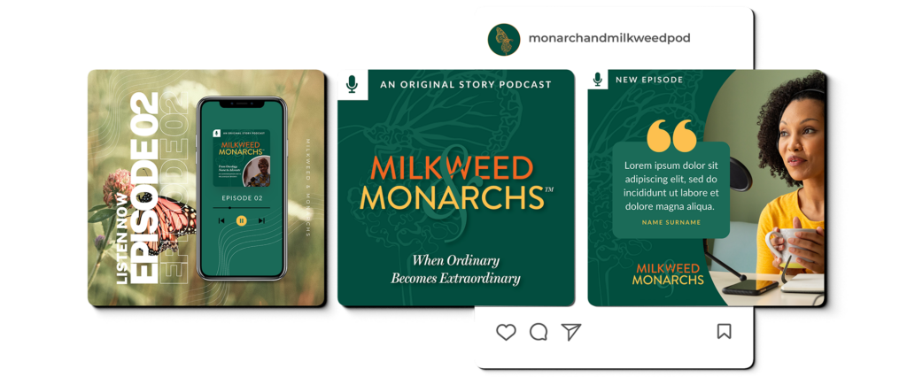 Milkweed & Monarchs Social Template